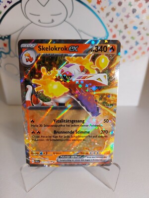 Pokémon Skelokrok ex - PAL 037/193 - Entwicklungen in Paldea - Deutsch - NM