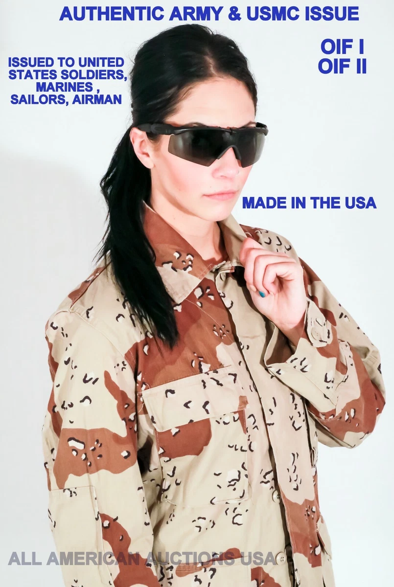 OIF I Desert Storm Chocolate Chip 6 COLOR Camo Combat Coat JACKET SMALL SHORT