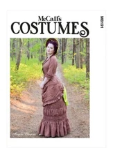 McCall's M8191 19th Century Walking Skirt w Ruching Details Sz 6-14 UC Pattern