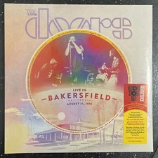 THE DOORS LIVE IN BAKERSFIELD RSD 23 ORANGE VINYL 2LP LIMITED 12500 & NUMBERED
