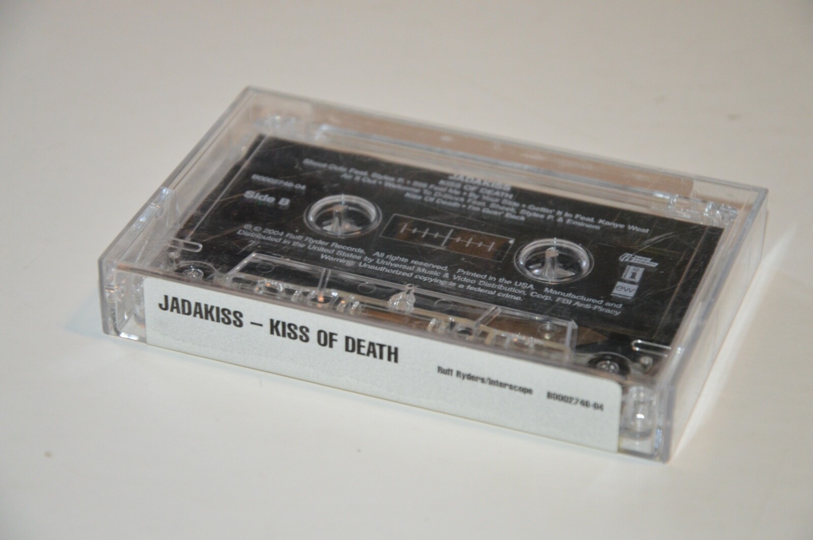 Jadakiss Kiss Of Death Cassette Tape 2004 Ruff Ryder Rap Hip Hop *VERY RARE*