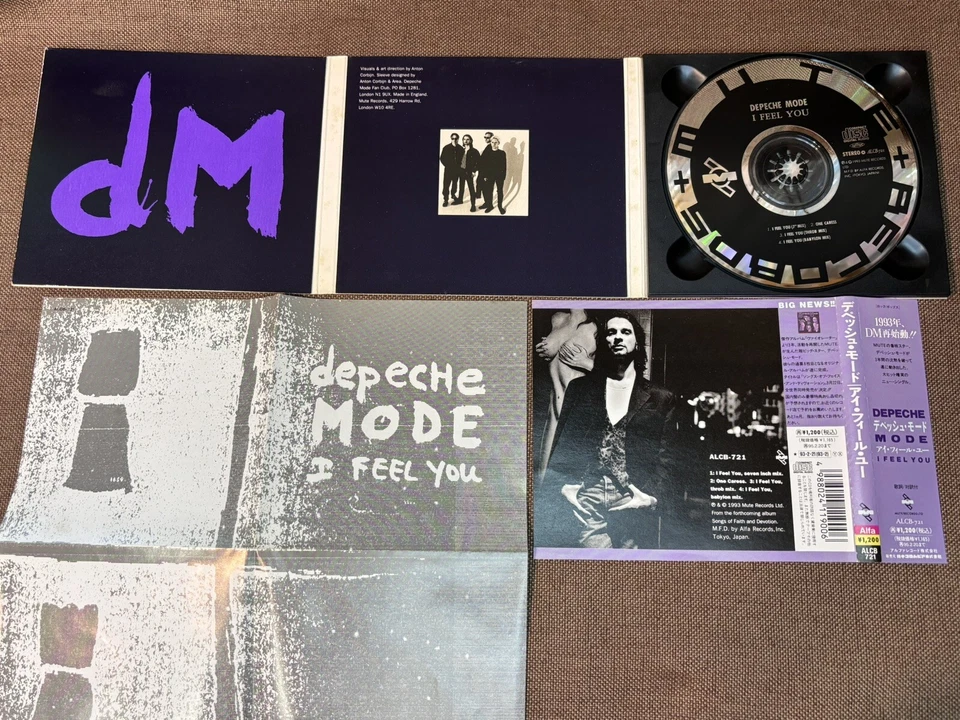 DEPECHE MODE I Feel You JAPAN 5" MAXI CD ALCB-721 1A2 C 31 OBI + INSERT Digipack - Image 3 of 4