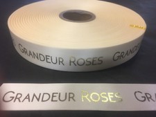15mm Personalised Printed Ribbon Wedding Xmas Gift Boxes Anniversary Christening