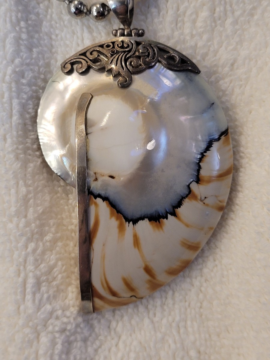 アクセサリー Nautilus silver and cord necklace SOPHIE BUHAI Nautilus silver and cord necklace | NET-A-PORTER