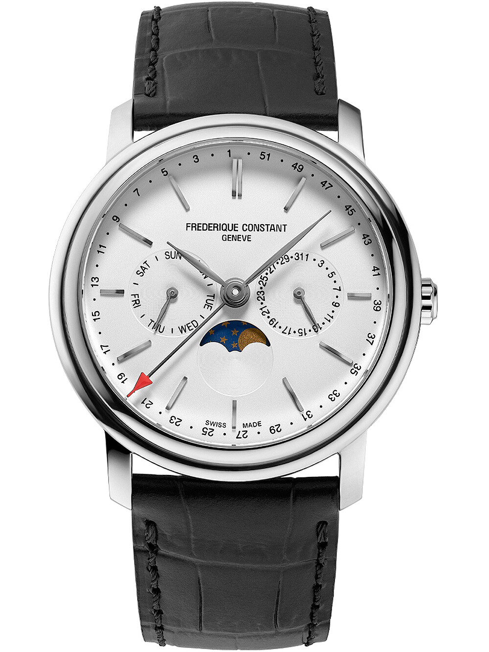 Frederique Constant FC-270SW4P26 Классический бизнес-таймер Moonphase Herrenuhr