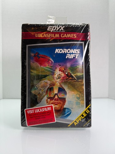 RARE & SEALED • 1985 Koronis Rift by LucasFilm Games for Apple II ...