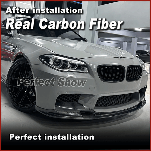 Alerón delantero de carbono divisor labio delantero tracción delantera para BMW Serie 5 F10 M5 2011-16 - Imagen 4 de 12
