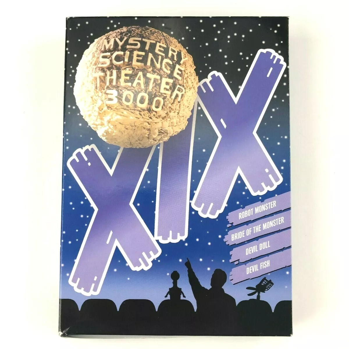 Mystery Science Theater 3000 XIX DVD w/ Mini Posters Robot Monster Devil Doll...