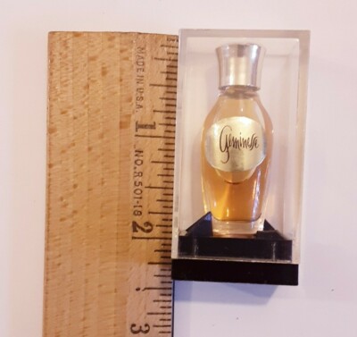 NOS Vintage Geminesse Max Factor purse travel mini Perfume bottle 2 1/4'' New