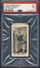 1928 Yuengling's Ice Cream #24 Johnny Mostil PSA 7 Chicago White Sox
