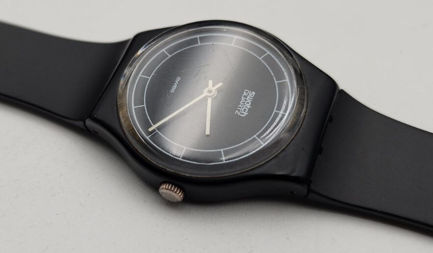 Swatch High Tech GB002 1984 - All Original- New Battery  display picture 1