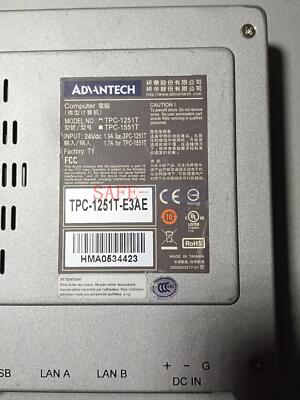 1PC Advantech Touch Screen TPC-1251T-E3AE Used