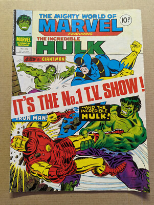 The Mighty World of Marvel #316 October 18th 1978, Marvel UK Comic 