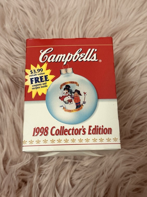Campbell's 1998 Collector's Edition Ornament Vintage NIB