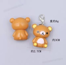 Rilakkuma Bear Mini Keychain Charm Awesome Kawaii Gift 2 Colors Pick
