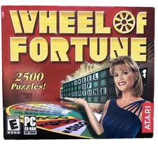 Atari 2000 Wheel Of Fortune 2nd Edition CD PC-ROM Game Windows 95/98 Sealed New