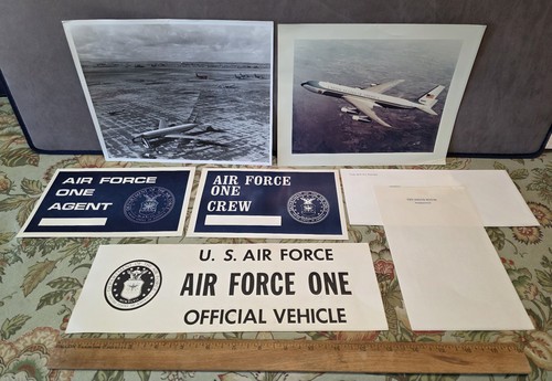 Vintage U.S. Air Force Air Force One Aircraft and White House Memorabilia 1960s