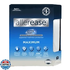 AllerEase Waterproof Mattress Protector, Maximum Allergy Mattress