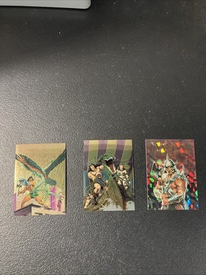 Lot 3 CONAN trading cards PROMO Chromium Comic Images various