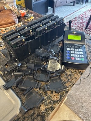 Long Range Systems LRS TX-7400 Restaurant Server Paging Transmitter & Receivers