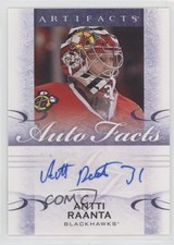 2014-15 Upper Deck Artifacts Autofacts Antti Raanta #A-AR Auto 05u8