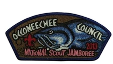 Occoneechee Council NC 2013 National Scout Jamboree JSP BLU Bdr (NE4360)