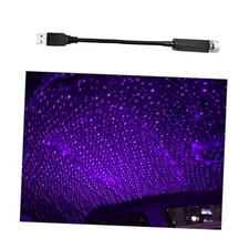 USB Projector Night Light, Highlighted Car Roof Light, Auto Interior LED Purple