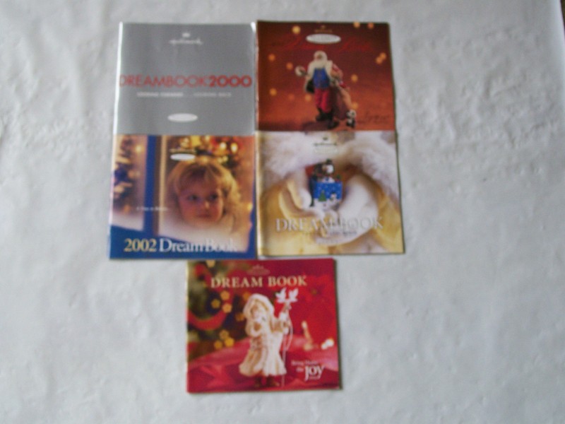Hallmark Keepsake Ornament Books 2000 to 2004