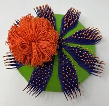 Koosh Catchers Game 1997 Paddle & Rubber Ball Vtg Oddzon Products FLAWS