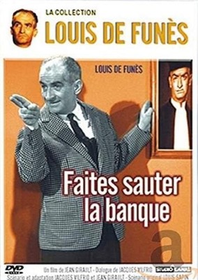 DVD: Sprengen Sie die Bank - Louis De Funès - Etikett
