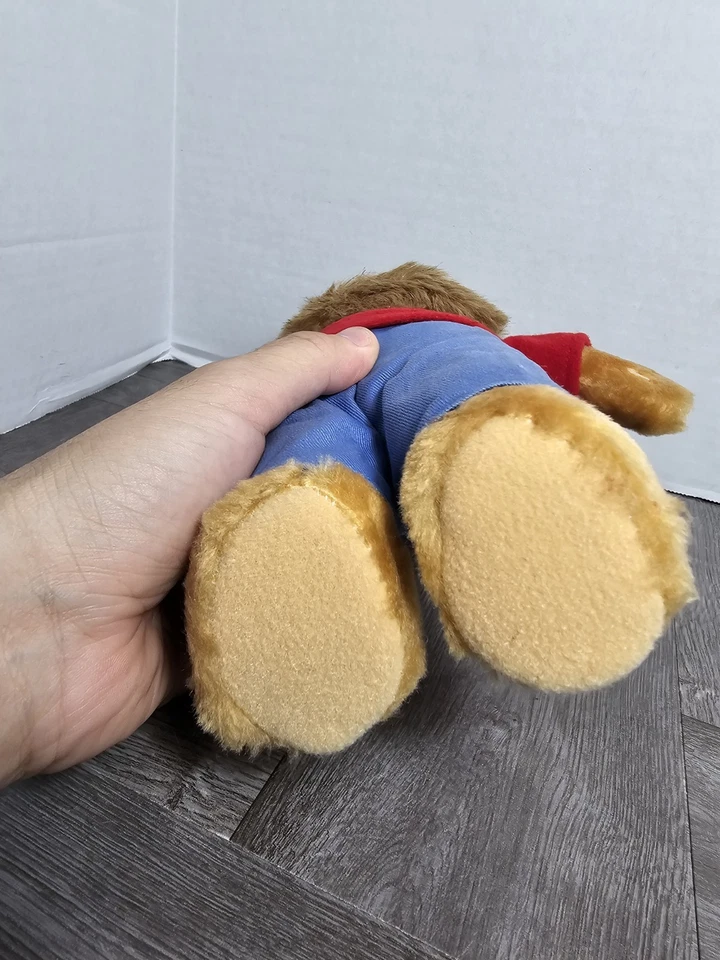 Muñeco de peluche de vinilo vintage 1984 Berenstain Bears 10" Brother Bear buen estado Foto 4 de 4
