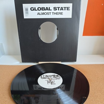 Global State, Almost There 12'' Vinyl Single EX Condition House Music Free P&P 