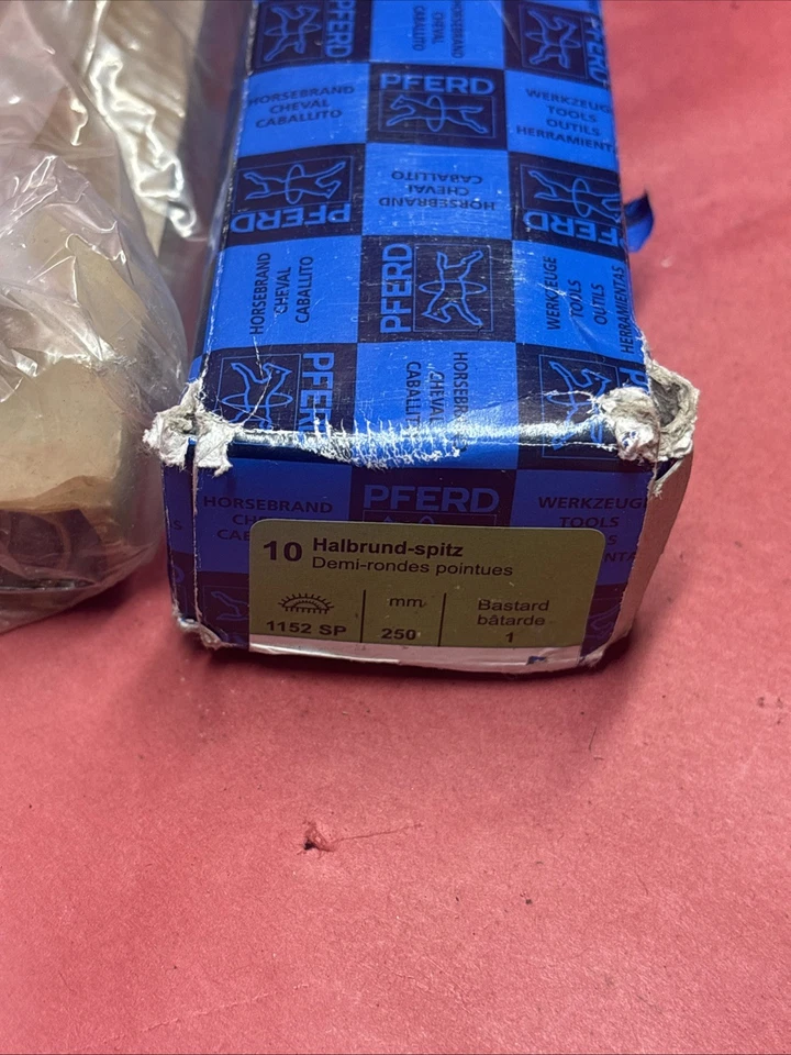 NEW ( QTY 10 ) Pferd EDP 11026: 10" Half Round Bastard File (SHIPS FREE!) - Image 2 of 4