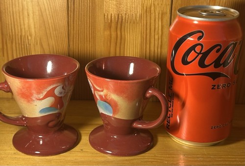 2 Frangelico Espresso Demitasse Cups 1999 Signed Linda Frichtel Musicians Dream - Picture 13 of 16