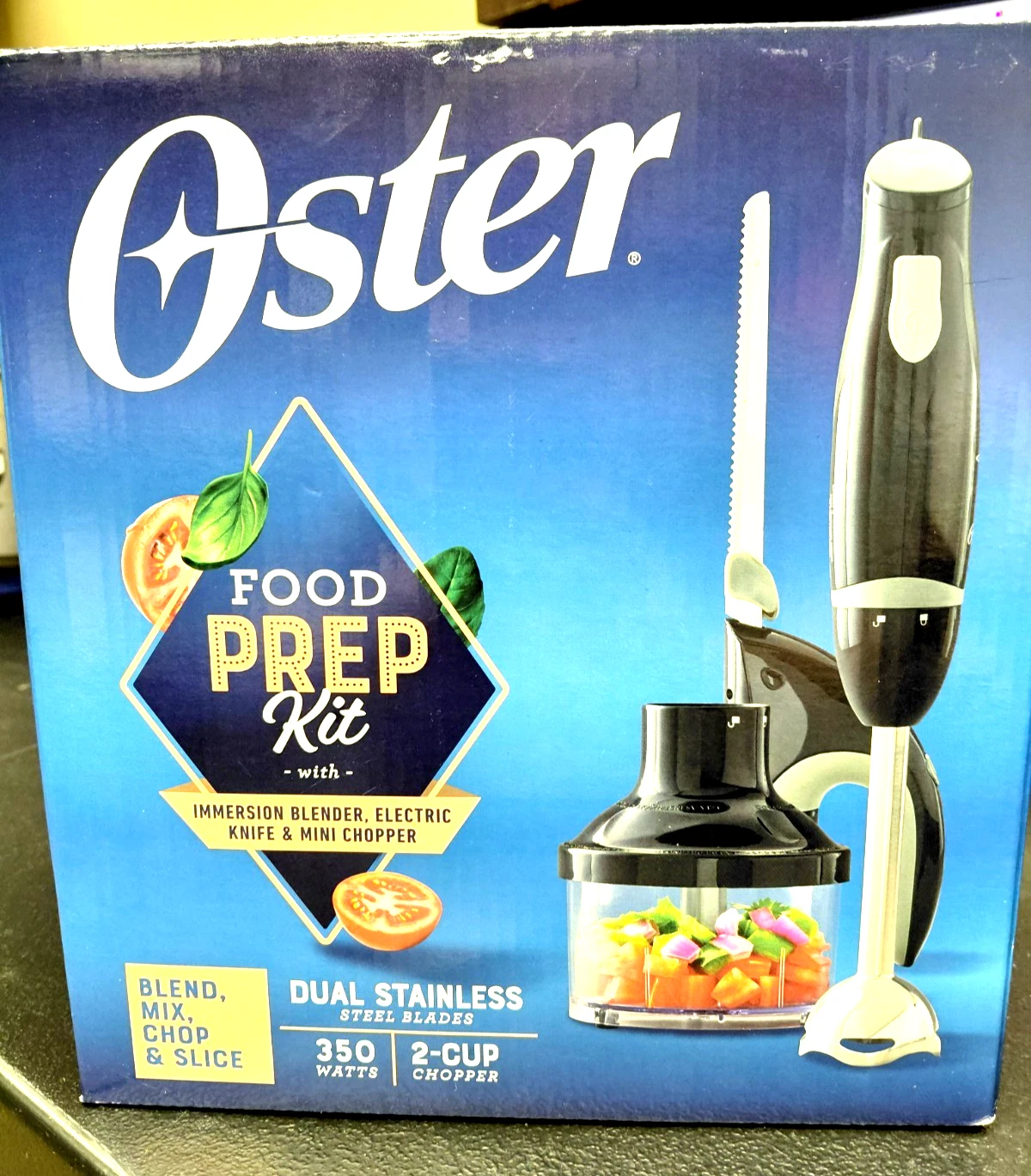 Oster Immersion Blender, Electric Knife, Food Chopper, Prep Kit 2 Cups NEW
Opens in a new window or