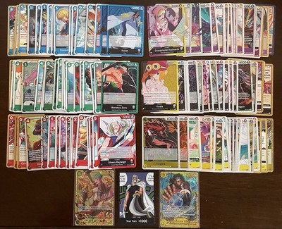 One Piece Legacy Of The Master OP-12 Complete Set 119 Cards
