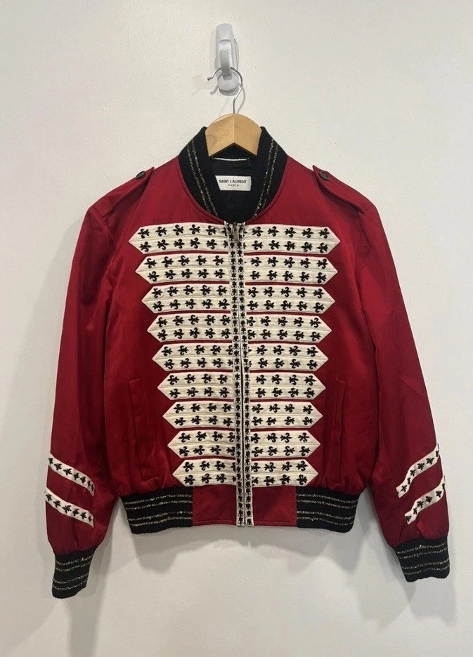 Hedi Saint Laurent Fleur De Lys Jacket