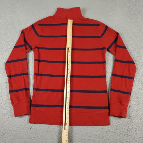 Ralph Lauren Sweater Boys Large Blue Red Pony 1/4 Zip Pullover Sweatshirt Kids - Picture 6 of 9