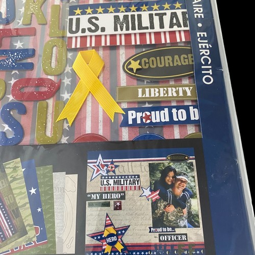 12 x 12 military scrapbook kit Me & My Big Ideas NEW IN PACKAGE - Picture 5 of 9
