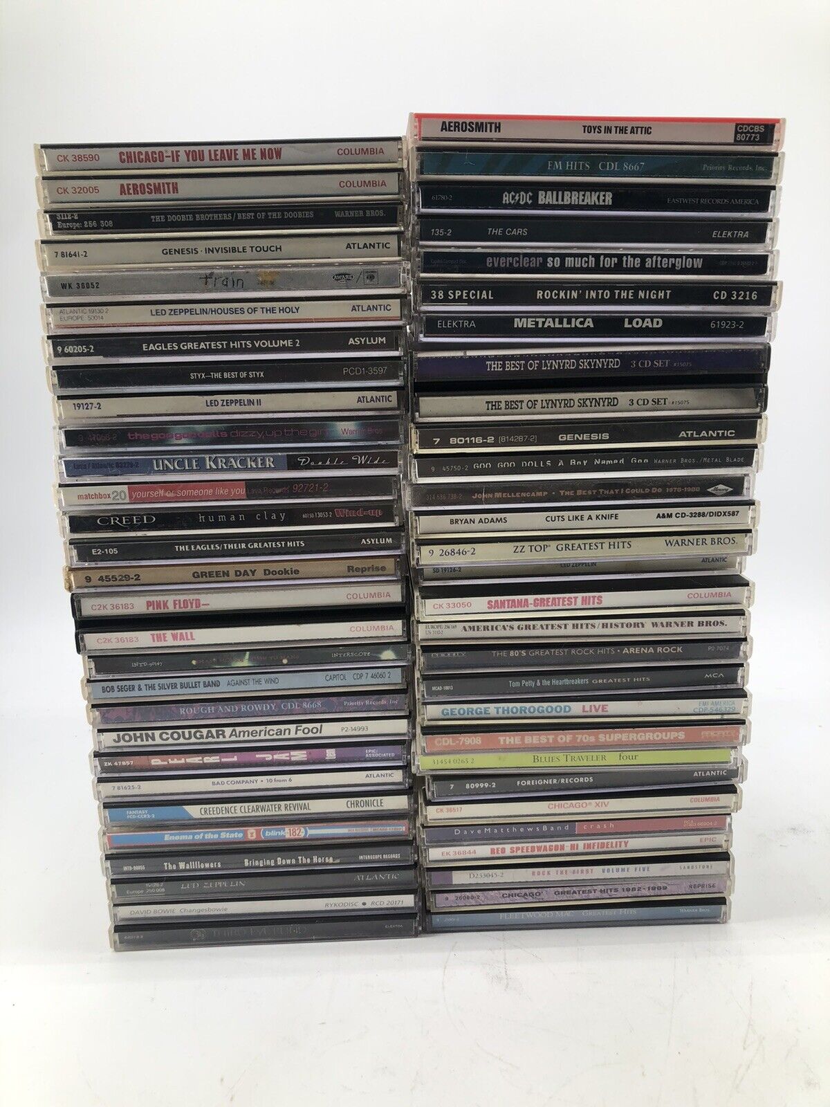 Lot 56 Metal/Rock CDs.Metallica, Aerosmith, Zz Top, Pink Floyd, Ac/dc, Lynyrd