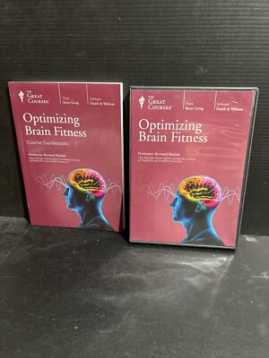 OOP THE GREAT COURSES OPTIMIZING BRAIN FITNESS 2 DVDs + Book HEALTH WELLNESS