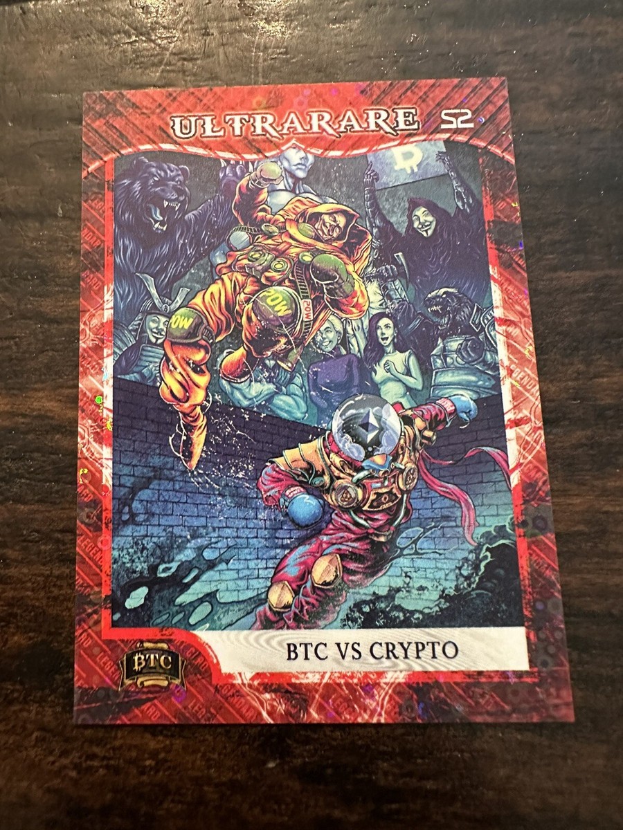 2023 Bitcoin series 2 Trading Cards Holo foil “BTC vs Crypto” 105 ultrarare  /500 | eBay