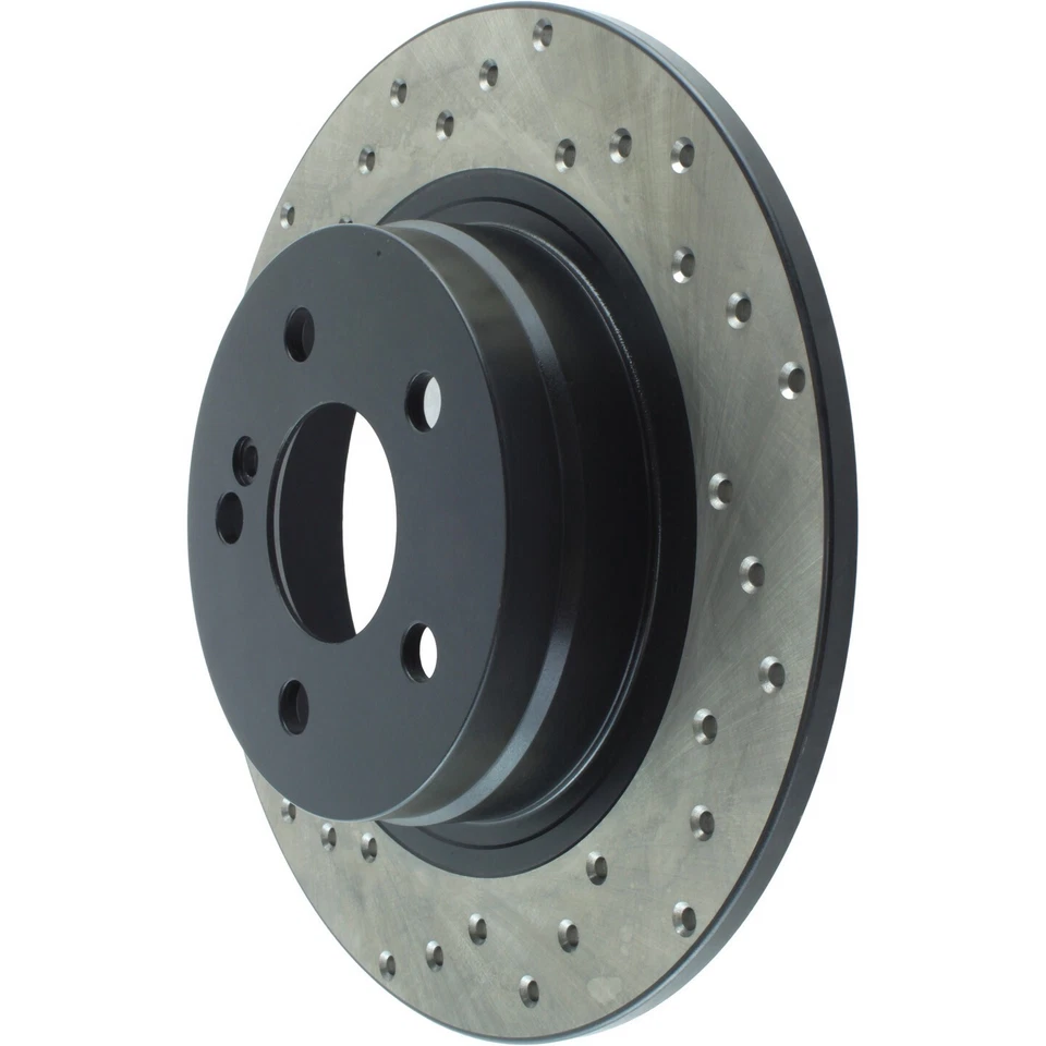 Rotor de freno de disco lateral del pasajero trasero Stoptech para Mercedes-Benz (128.35112R) Foto 3 de 4