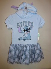 Girls CUTE Disney STITCH Costume Dress Size XS 4/5 BRAND NEW W TAGS
