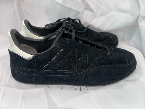 Adidas x Yohji Yamamoto Men's Black Y-3 Gazelle Sneakers Size 9.5 - Picture 4 of 10