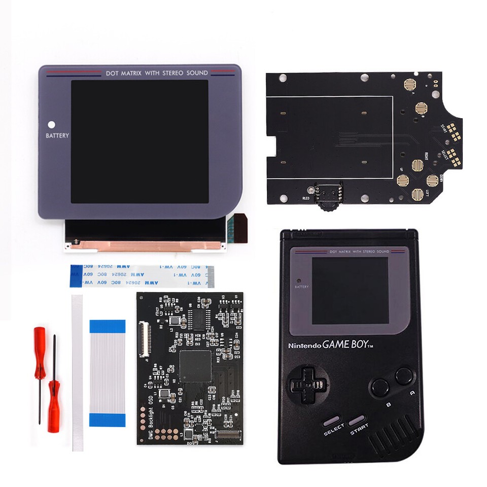 Gameboy DMG LCD modification with RetroPixel kit Gameboy DMG LCD modification with RetroPixel kit