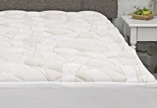 eLuxury TwinXL COPPER INFUSED MATTRESS PAD Extra Plush Fitted Skirt Thick Copper