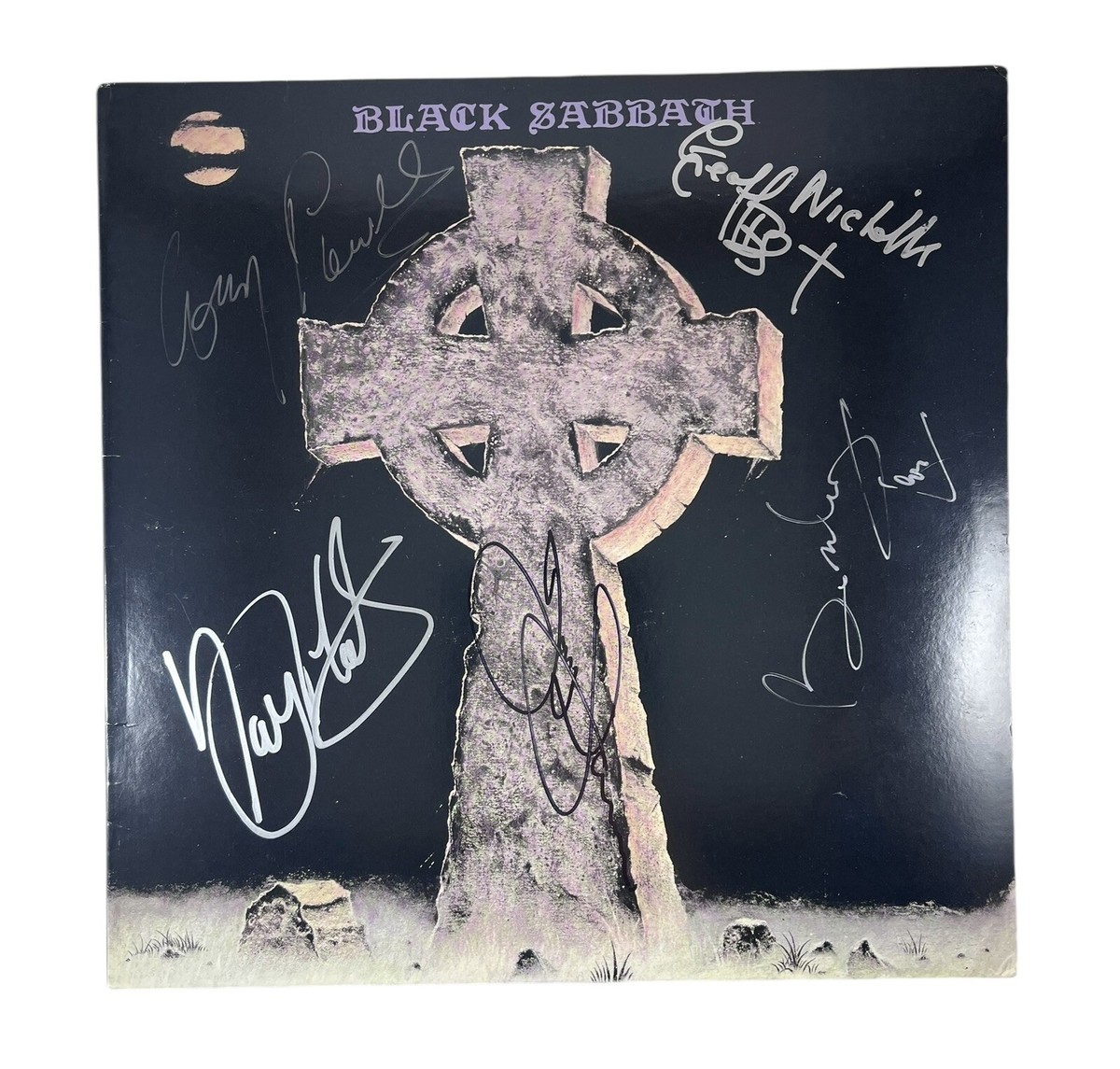 【Cozy Powell】Black Sabbath / Headless Cr Black Sabbath Martin Iommi Powell Nicholls Signed Headless
