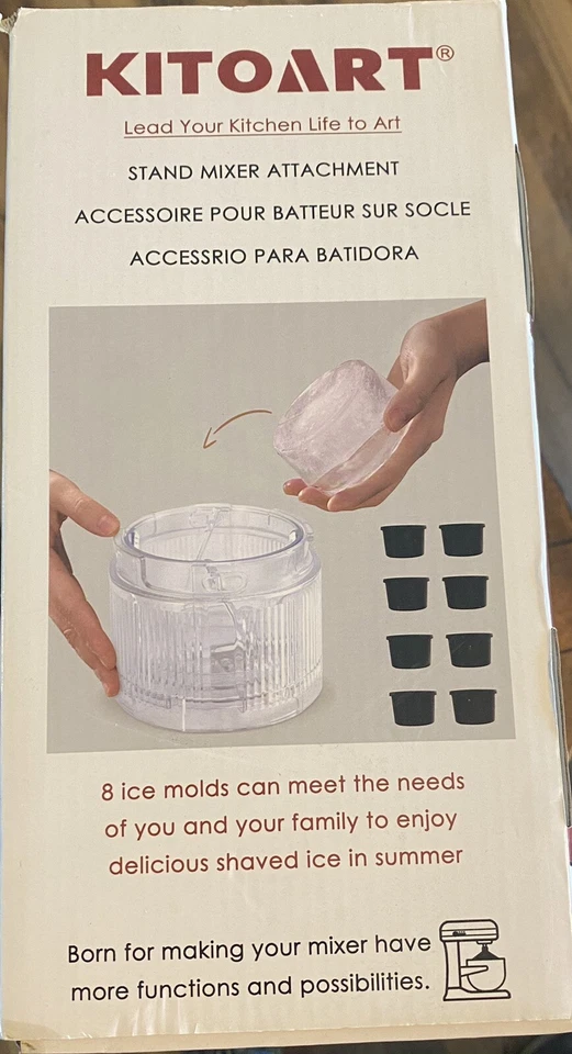 KitoArt Soporte Mezclador Afeitar Hielo Mezclador Accesorio Foto 4 de 4