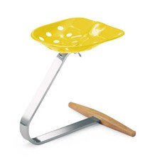 Zanotta Mezzadro - sgabello Giallo - design Achille Castiglioni 1957